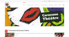 Desktop Screenshot of caravane-theatre.com