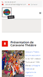 Mobile Screenshot of caravane-theatre.com