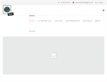 Tablet Screenshot of caravane-theatre.com